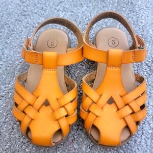 Toddler Girl's Ella's Sandals, Cat & Jack - cognac/tan, 6T